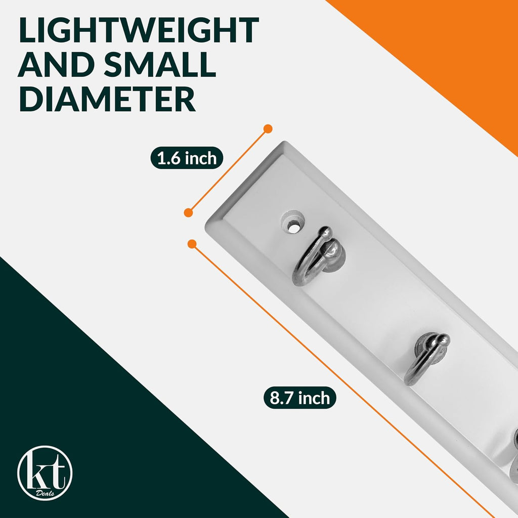 White Key Rack - 4 Hooks