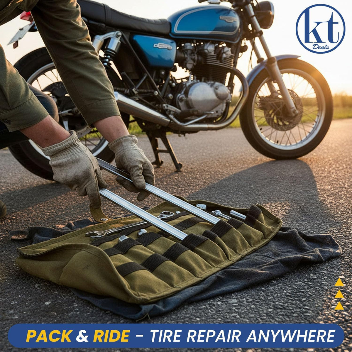 2pc Tire Iron Motorcycle Tire Spoons Levers 11.7"