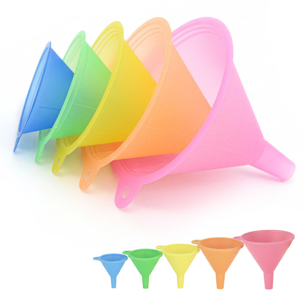 Plastic Funnel Set of 5